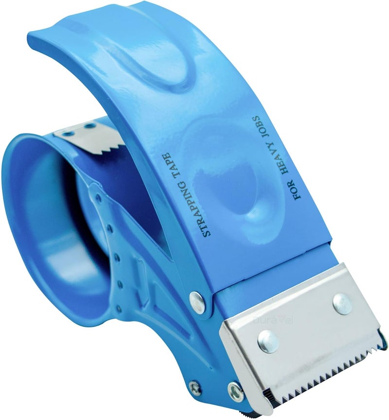 Duravel Metal Heavy Duty Packing Tape Dispenser Gun with 2 Rolls of 2" Tape for Moving, Shipping, Office & Warehouse Use - Image 4